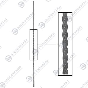 Квадрат (20х20мм) битый по 4 плоскостям 12.20.3.SV